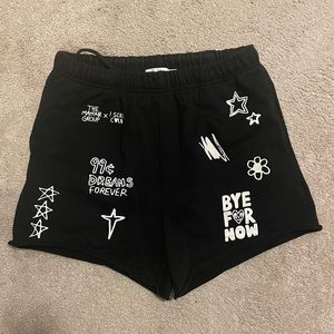 The Mayfair Group Black Sweat Shorts
